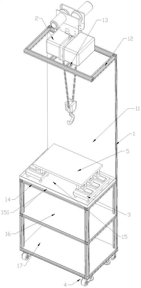 A loading platform device for explosion damage experiments of civil engineering structures