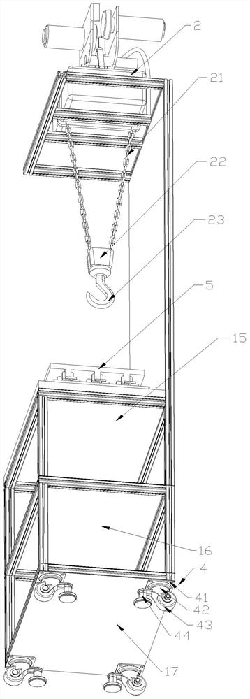 A loading platform device for explosion damage experiments of civil engineering structures