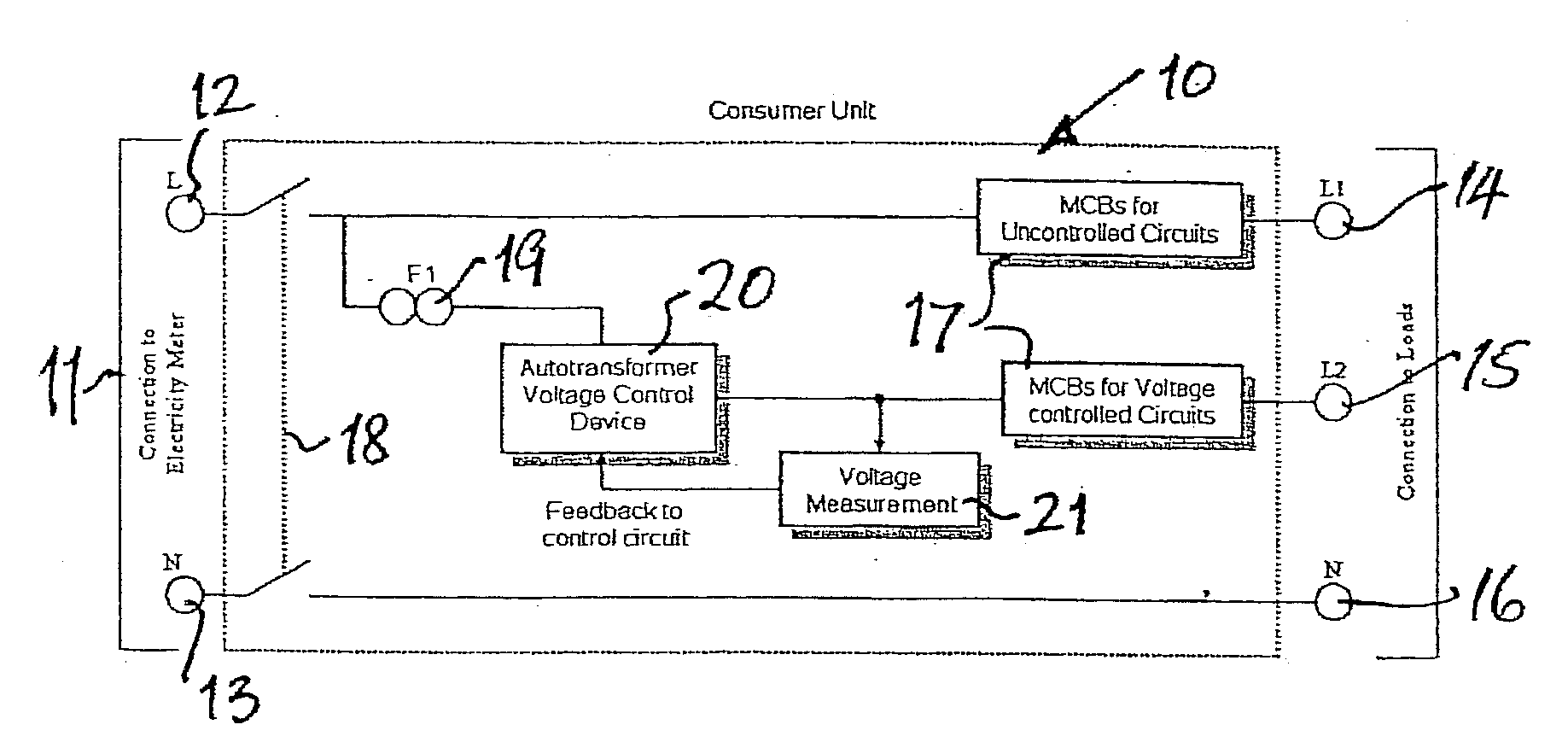 Voltage regulation device