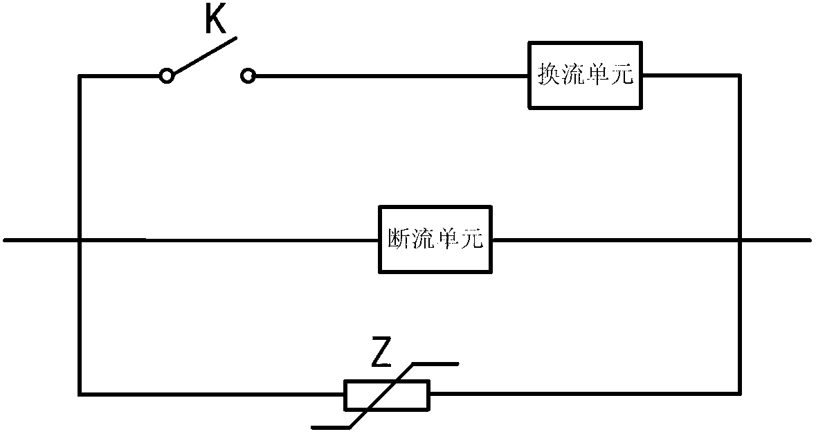 Direct-current breaker and cutoff method thereof