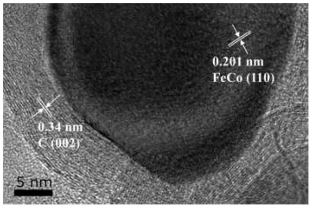 Preparation method of iron-cobalt alloy/nitrogen co-doped carbon aerogel electrode material