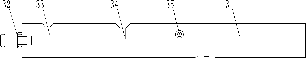 Grabbing beam fall prevention locking device and locking method