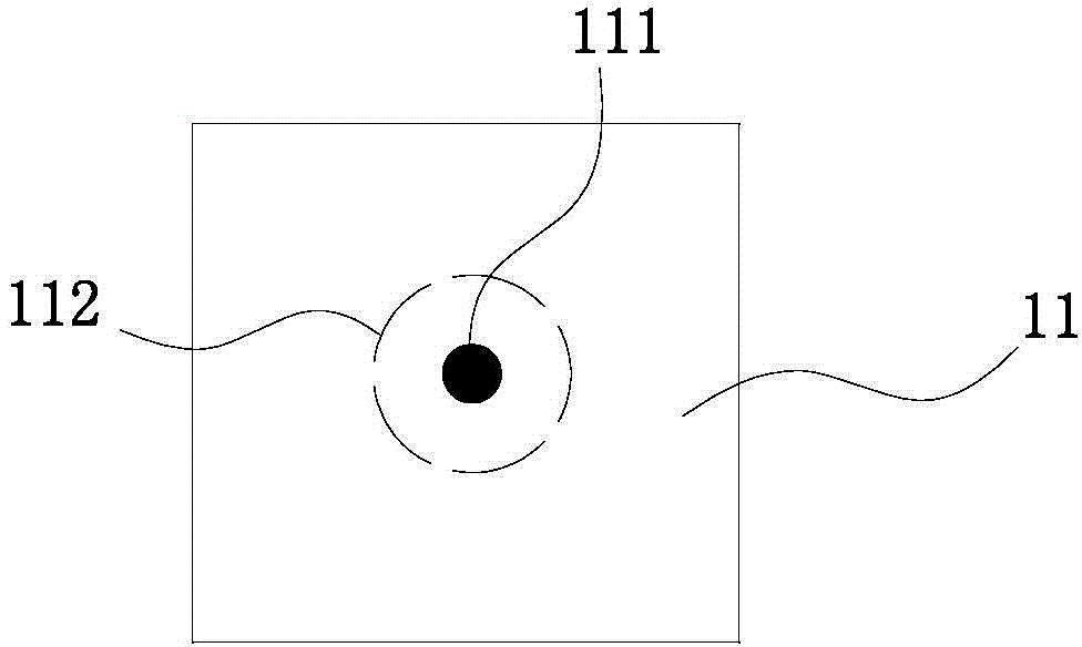 Punching device based on membrane covering and laser positioning