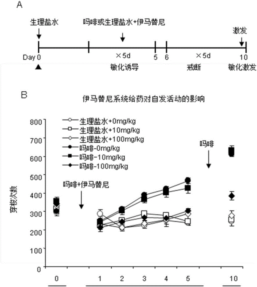 Novel application of imatinib and derivative thereof to preparation of drugs for treating drug addiction