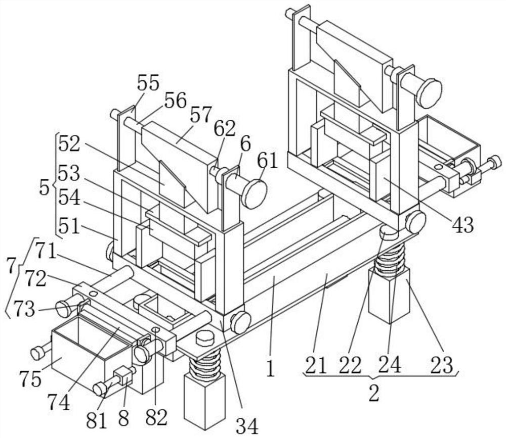 Anti-pressing supporting piece for bus duct shell