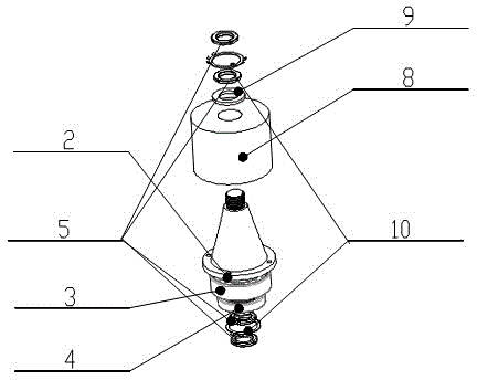 Solid tyre flat car steering shaft and mounting method thereof