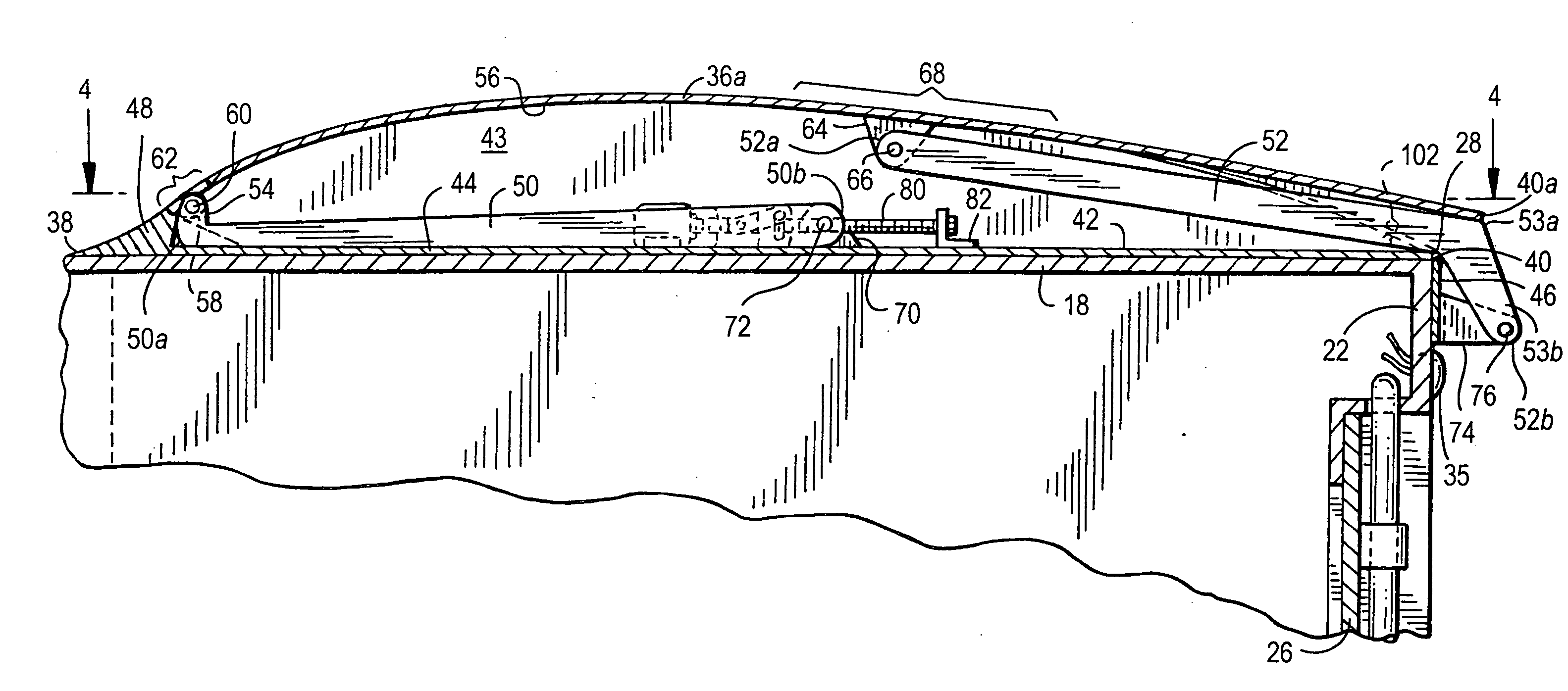 Retractable air deflection apparatus for reduction of vehicular air drag