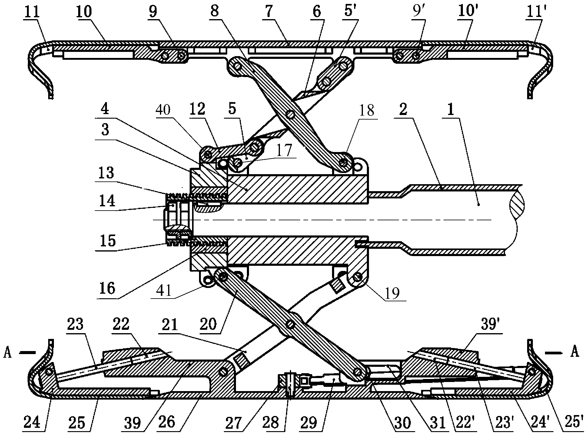 Giant engineering tire forming drum