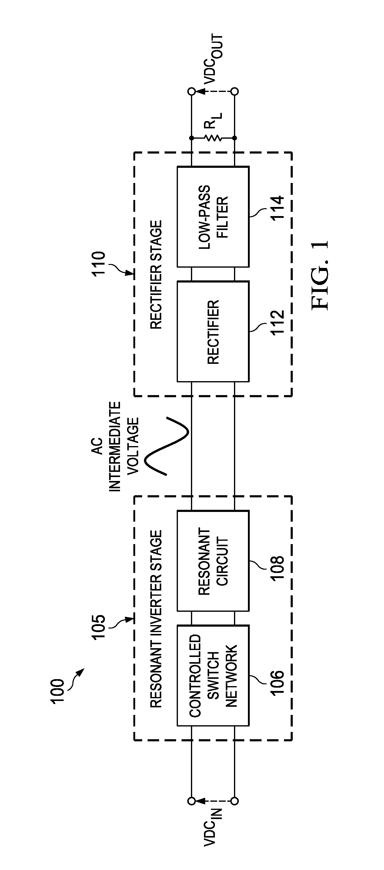 LLC converter with dynamic gain transformation for wide input and output range