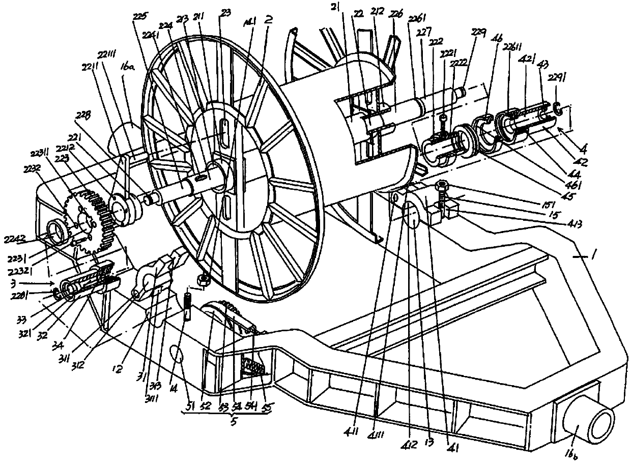 Cradle and pay-off reel structure of cable-former stranding cage device