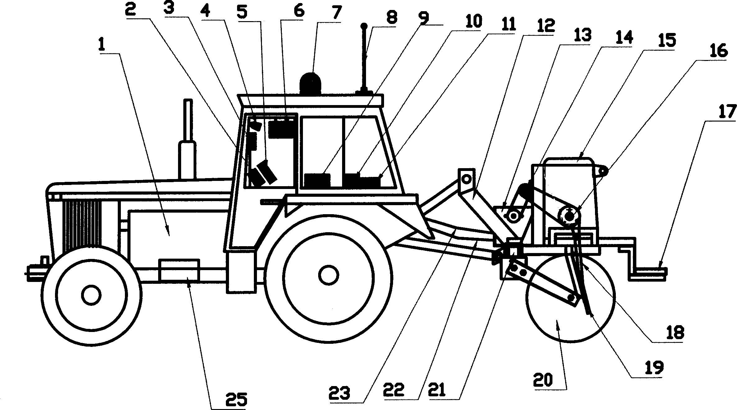 Precision variable fertilizing machine