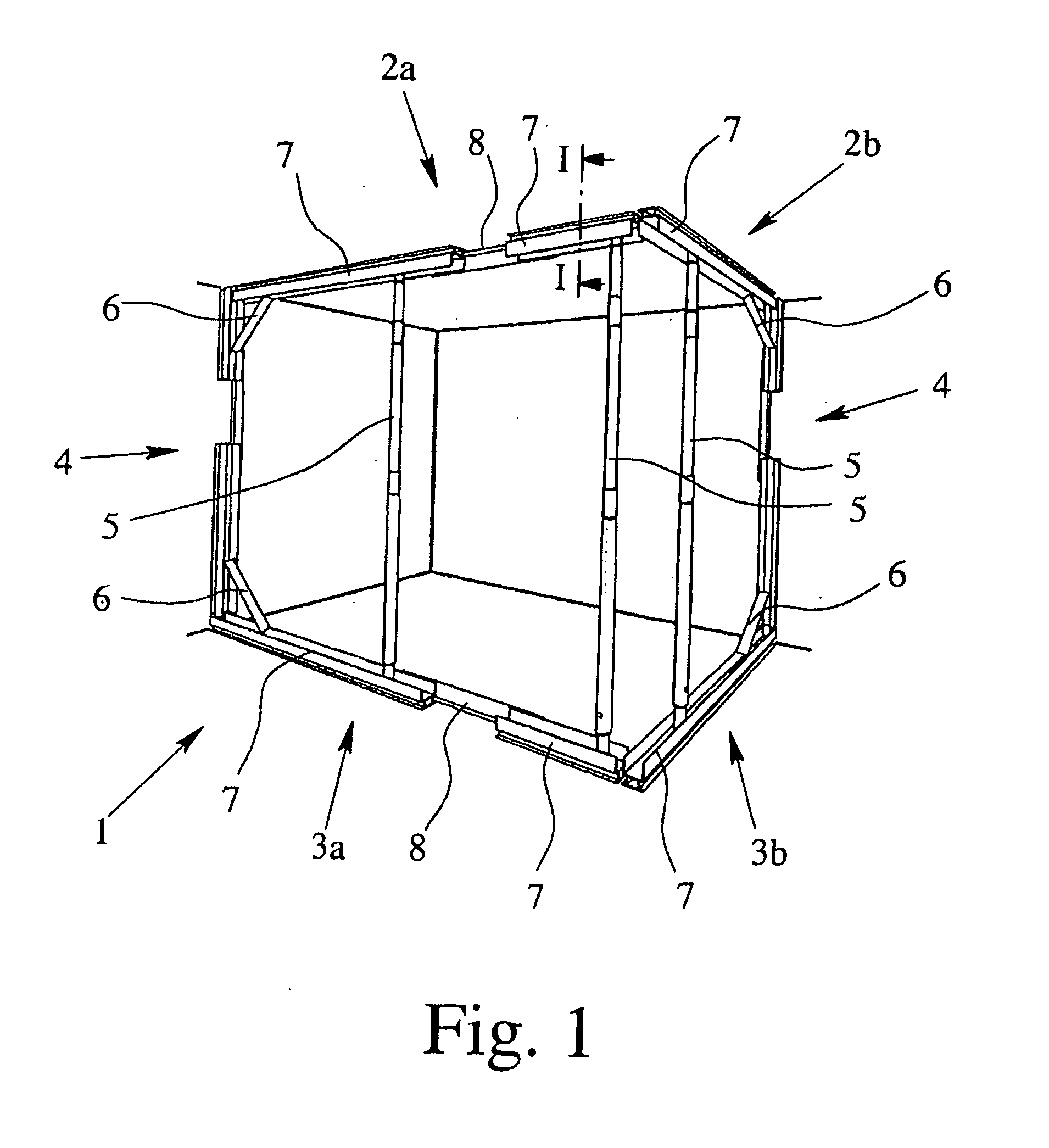 System for dividing off areas of a room