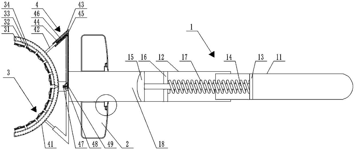 Landscaping portable tree smearing tool and method