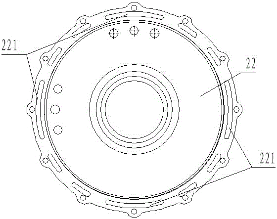 Self-circulation liquid cooling permanent magnetic motor of high power rate