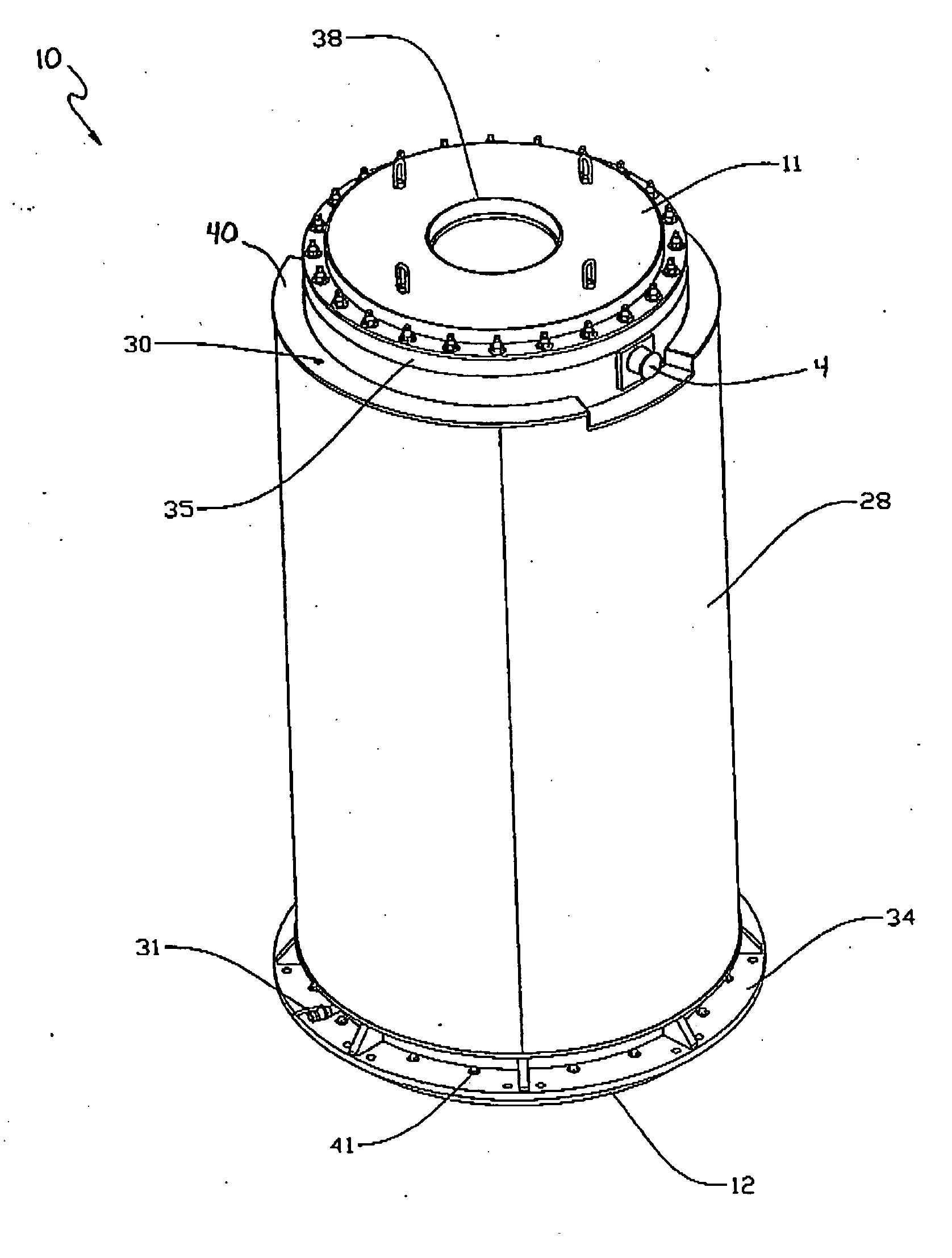 Method and apparatus for maximizing radiation shielding during cask transfer procedures