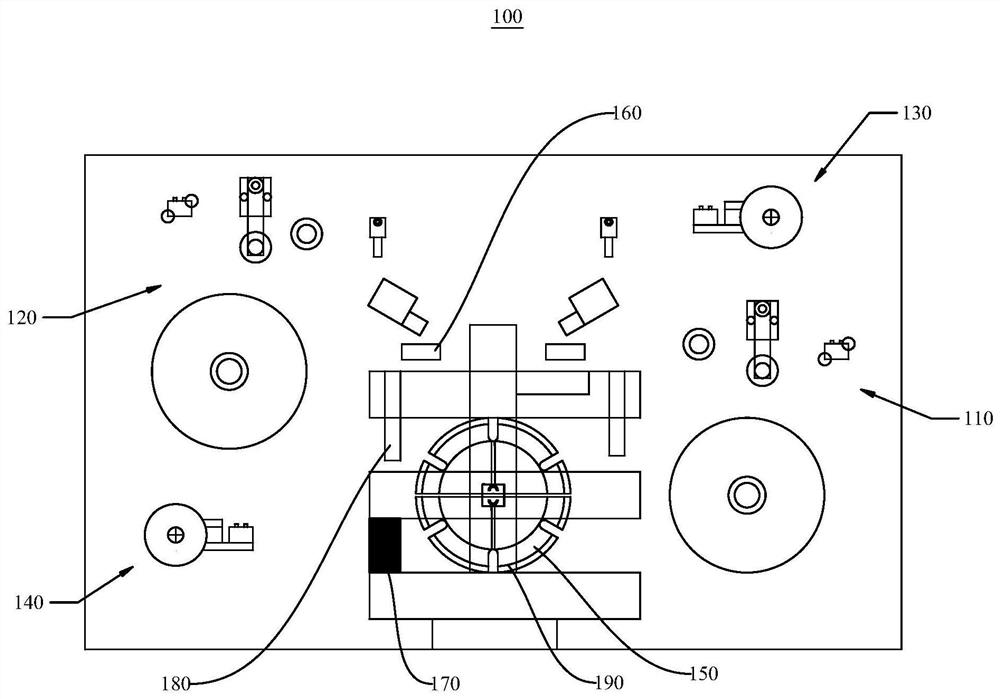 Battery winding device