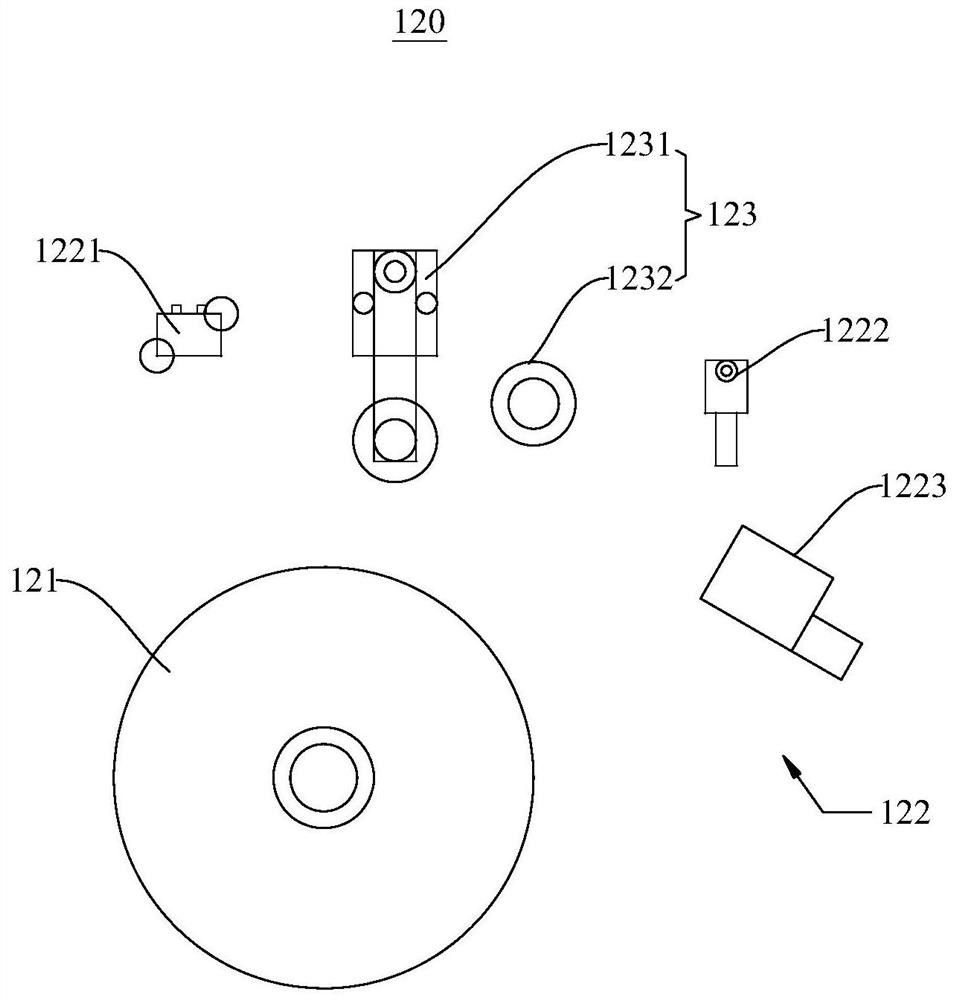 Battery winding device