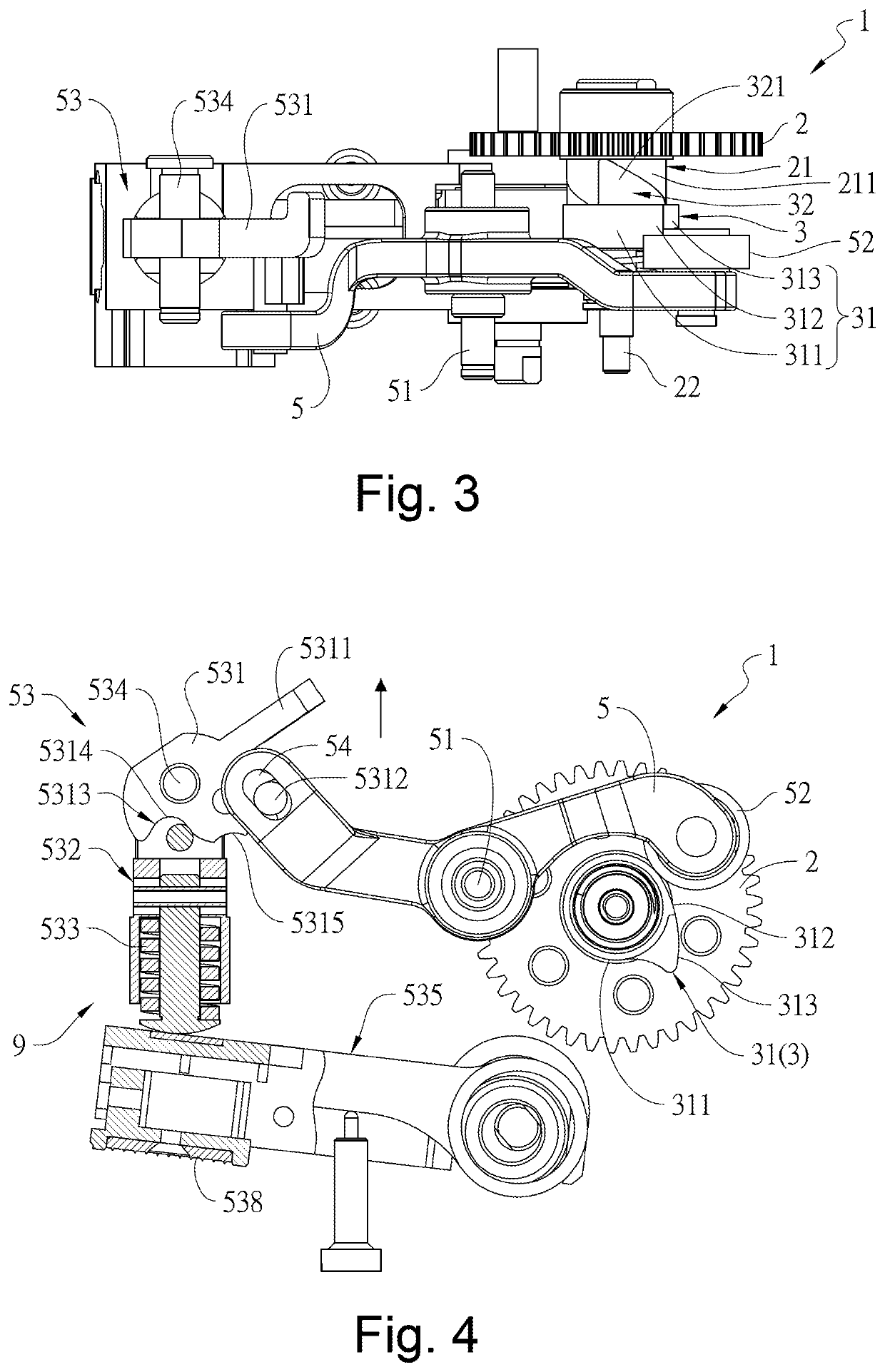 Structure for preventing formation of dead point for cam wheel and strapping device using the same