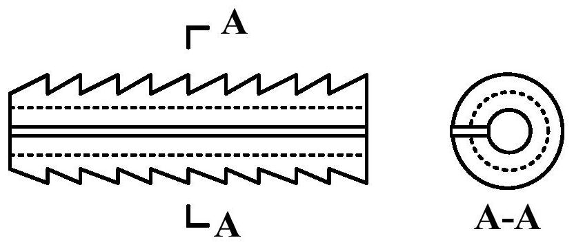 A kind of prestressed anchor rod and test method for indoor simulation test