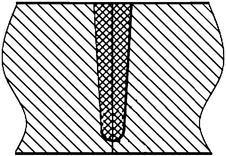 Improved welding process for longitudinal joint grooves of thick-walled container barrels