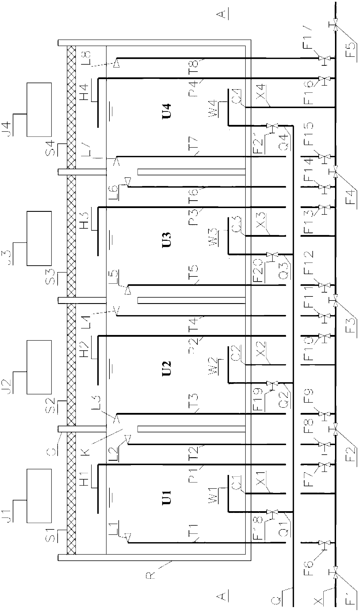 Efficient micropore aeration reactor for sewage treatment