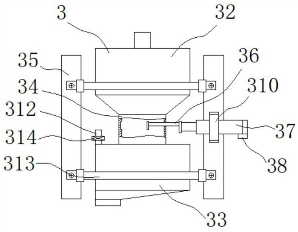 A powder feeding device for laser cladding machine