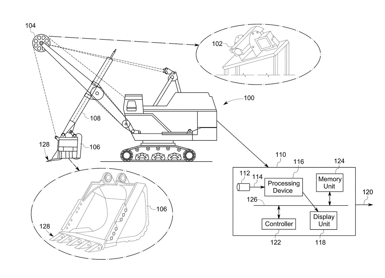 System and method for detecting missing tooth in mining shovel