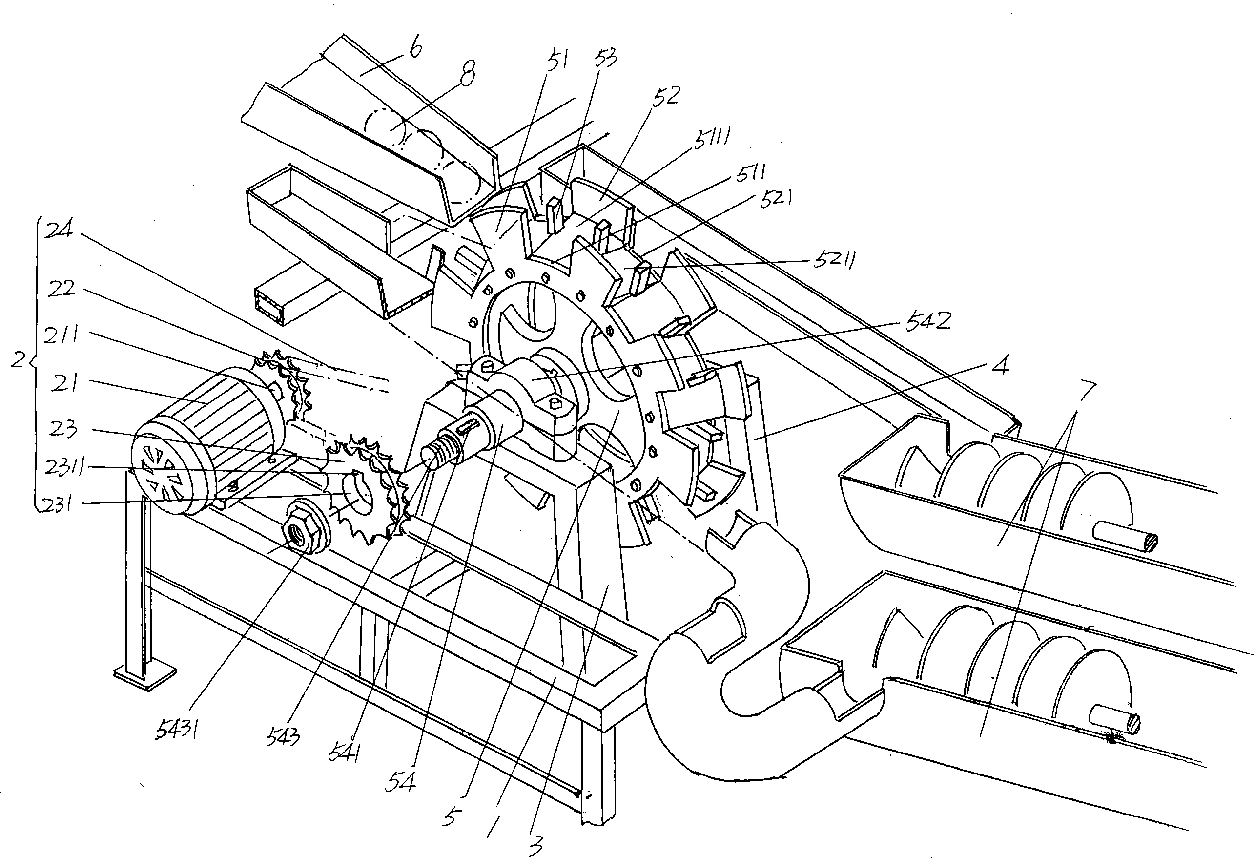 Ball distribution mechanism of steel ball processor