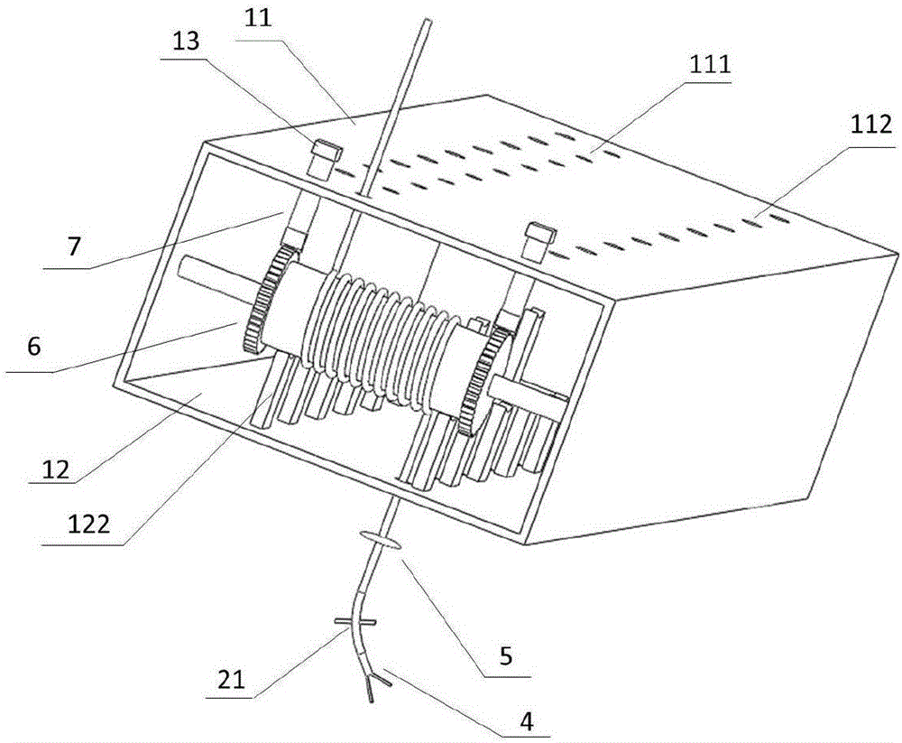 Electrocardiogram lead wire retraction and release appliance