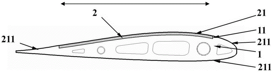 Solar-powered airplane wing and manufacturing method thereof