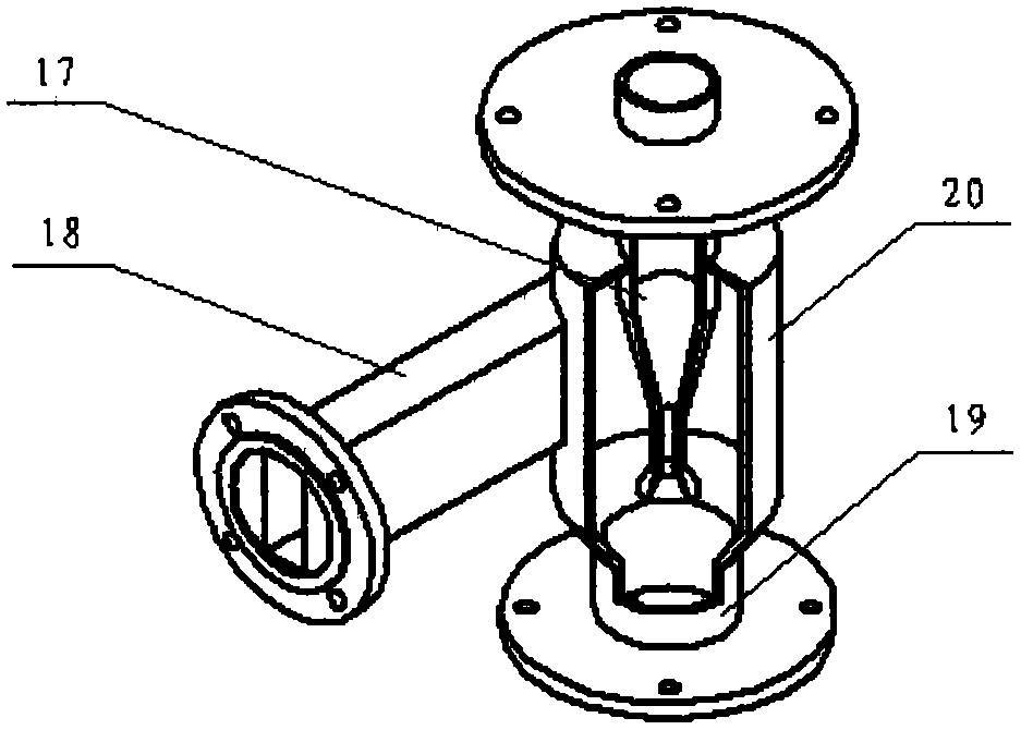 Composite condensing device for vehicle-mounted biomass pyrolysis equipment