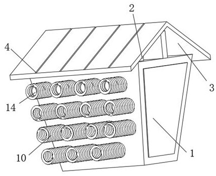 Optical fiber exchange box for communication engineering construction