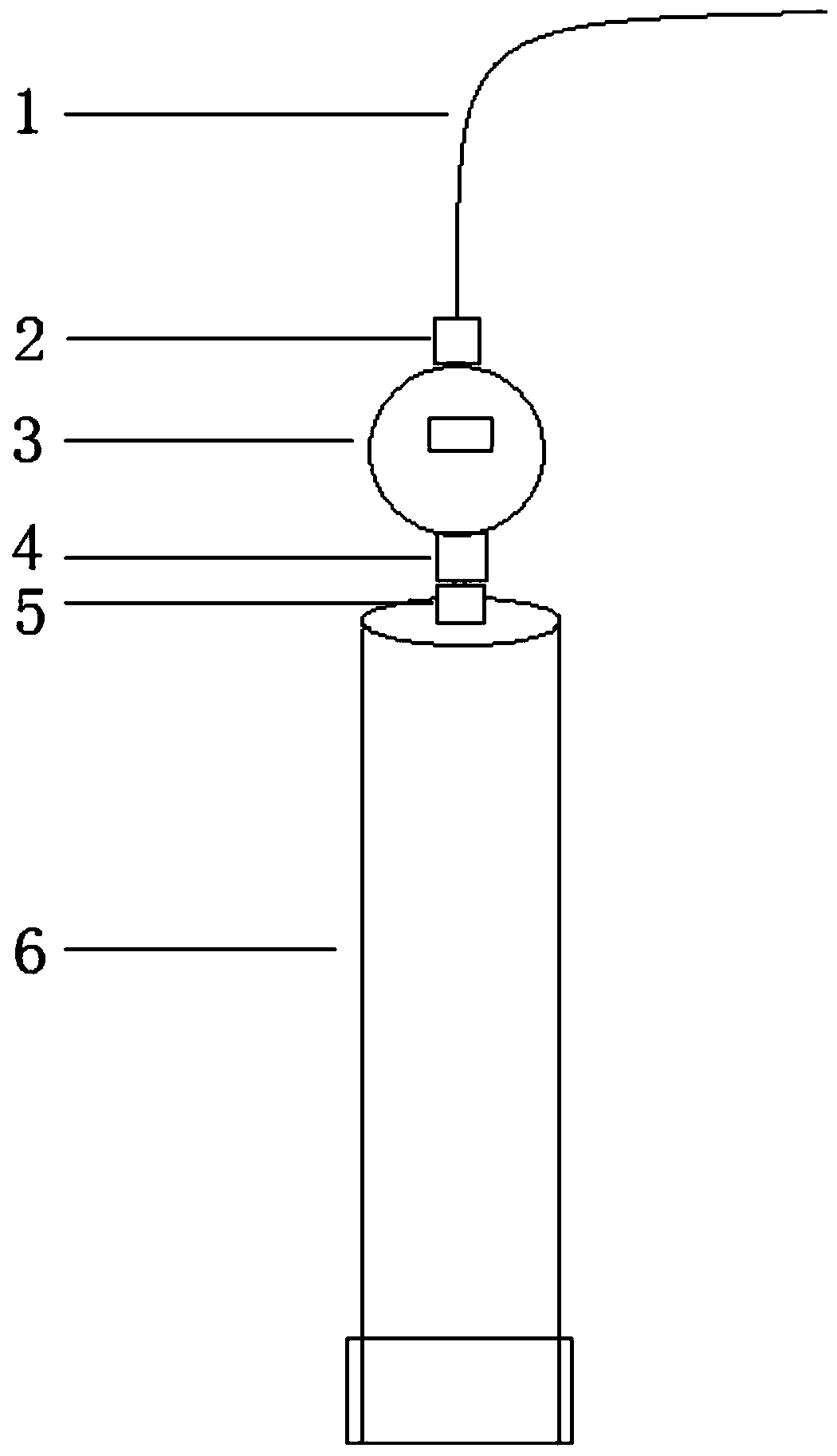 Fast-plugging high-voltage microammeter