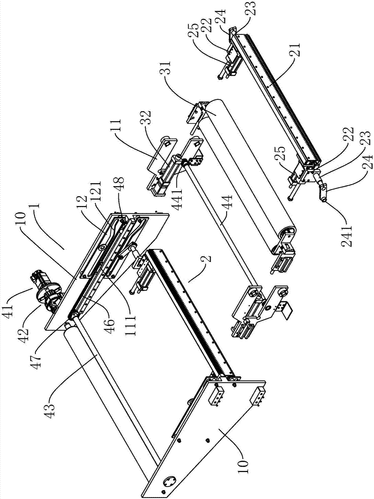 A new type of winding and cutting knife device