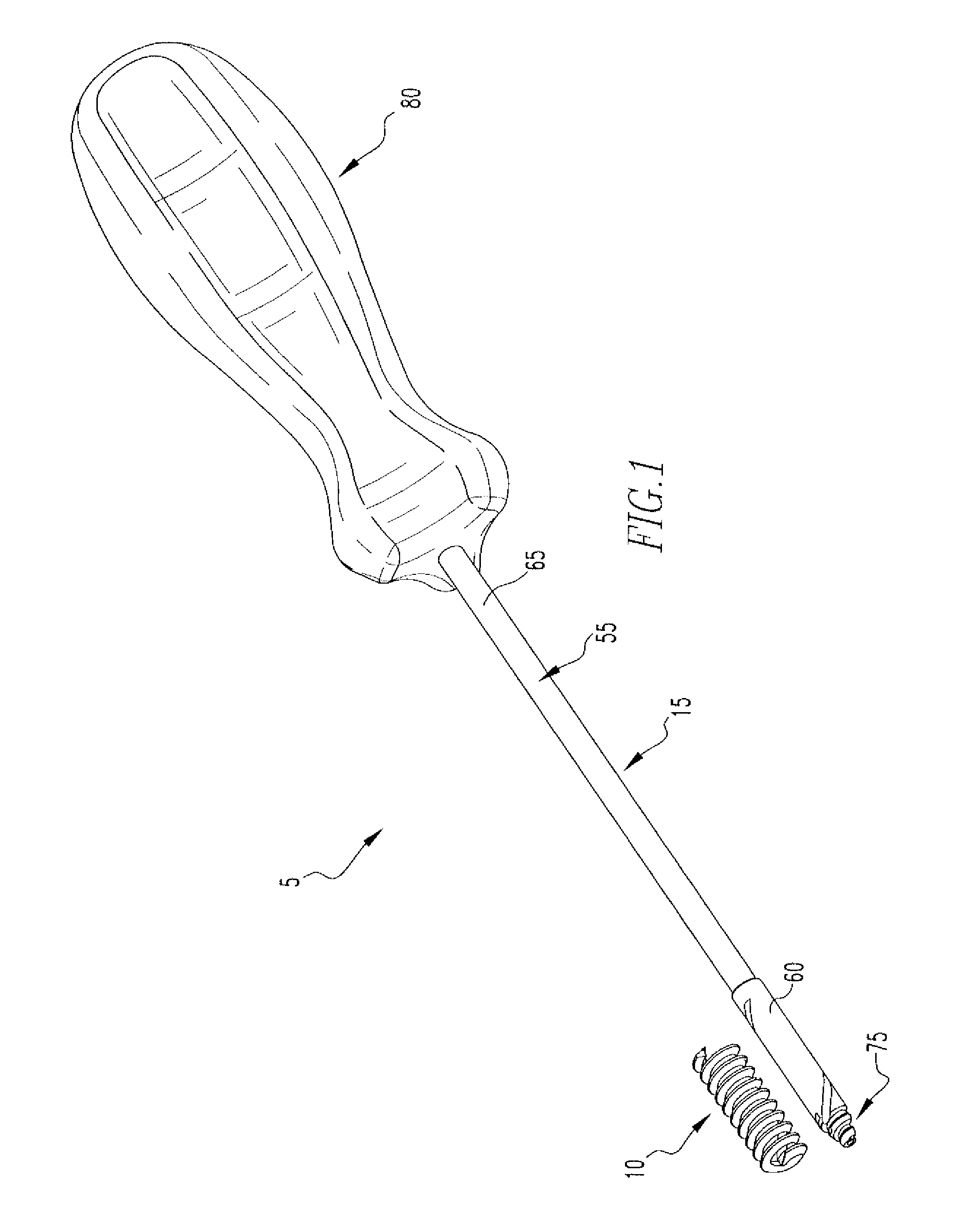 Helicoil interference fixation system for attaching a graft ligament to a bone