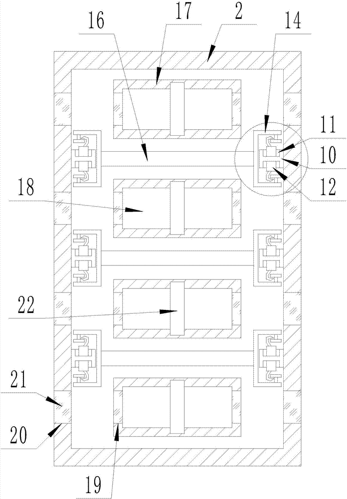 Picking device with separate placement for tea leaves