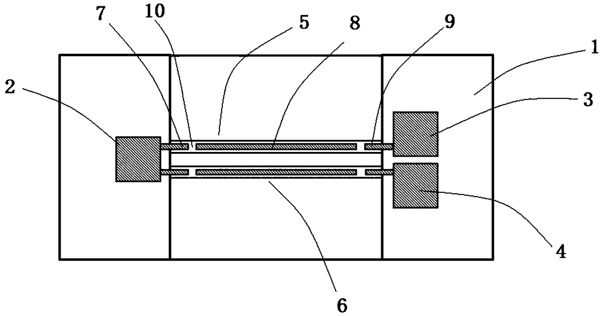 Low-frequency sound field particle velocity sensitive structure and preparation method