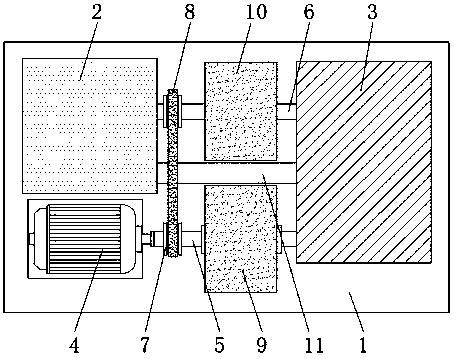 Polishing device for refrigerator injection mold guide columns