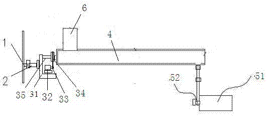 Swing type gold concentration device