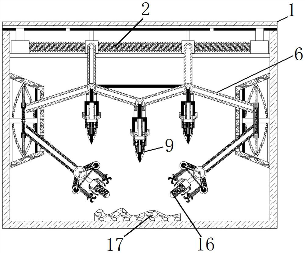 Spraying and drying integrated equipment for leather processing