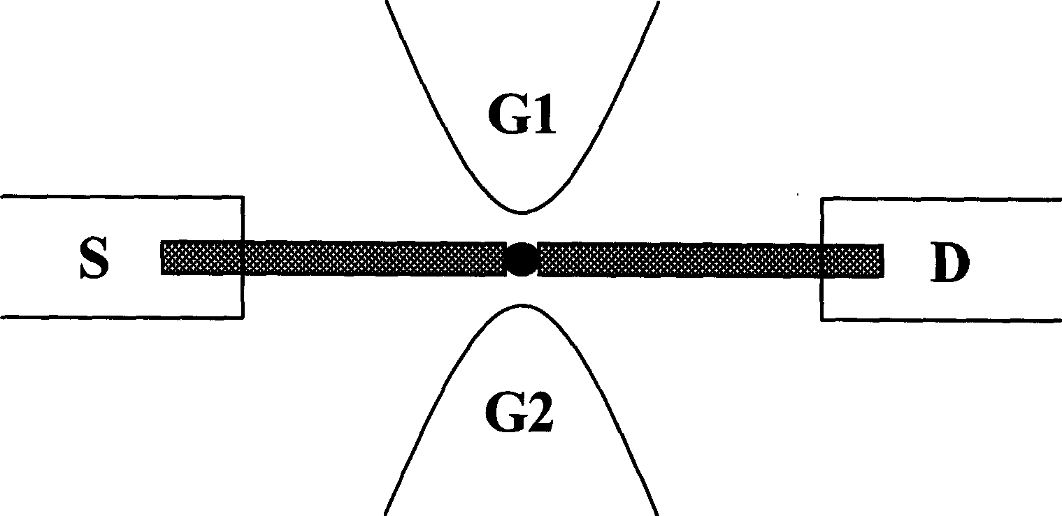 Method for fabricating transistor of single electron based on Nano carbon tubes