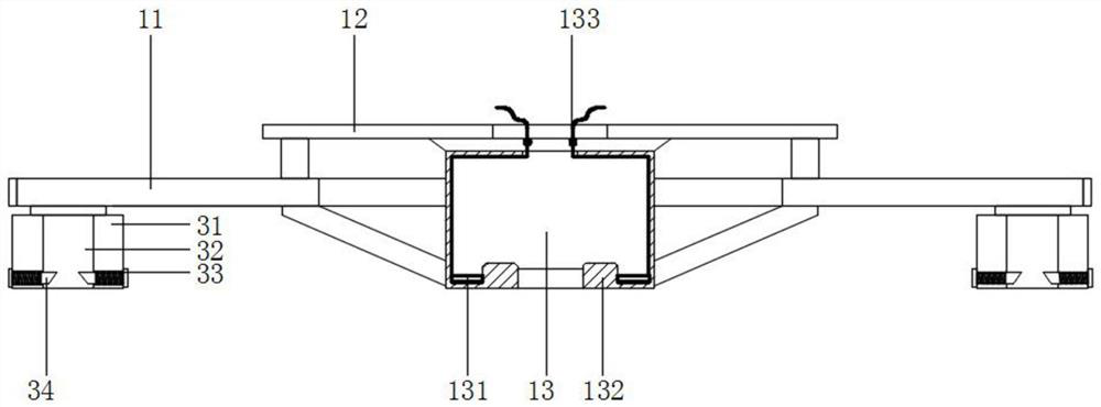 Quickly-installed LED ceiling lamp and power connection seat