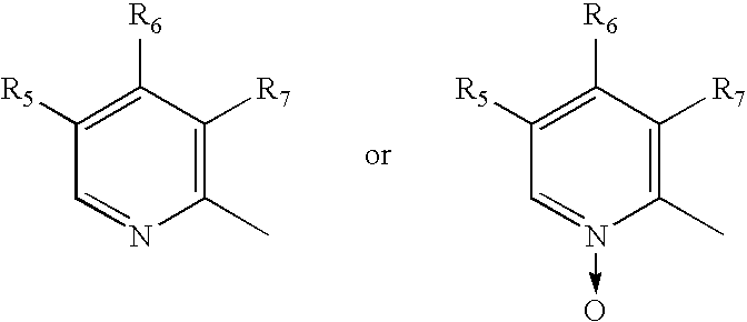 Process for substituted sulfoxides