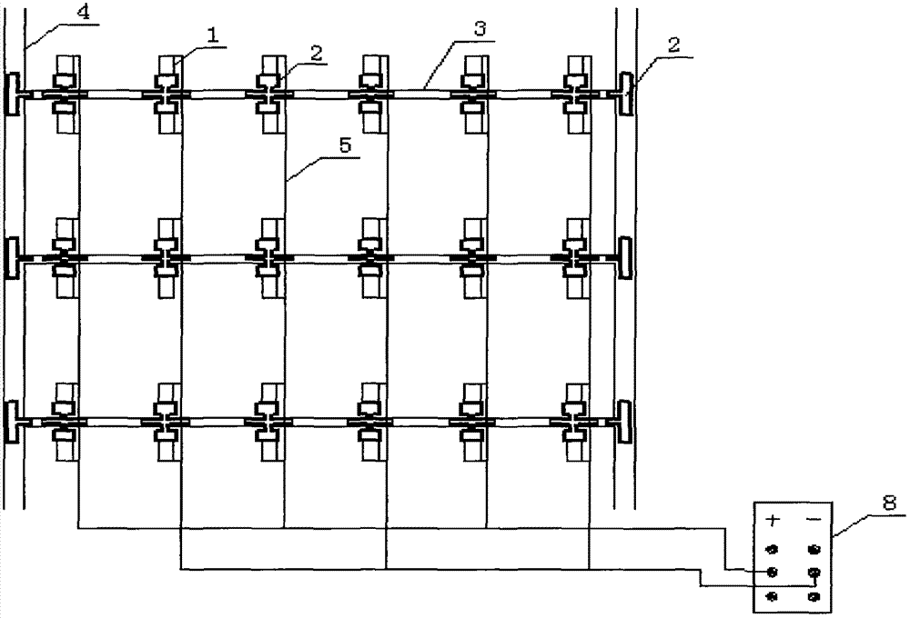 Simple reinforcing method of vacuum electroosmosis combined prepressing soft soil foundation