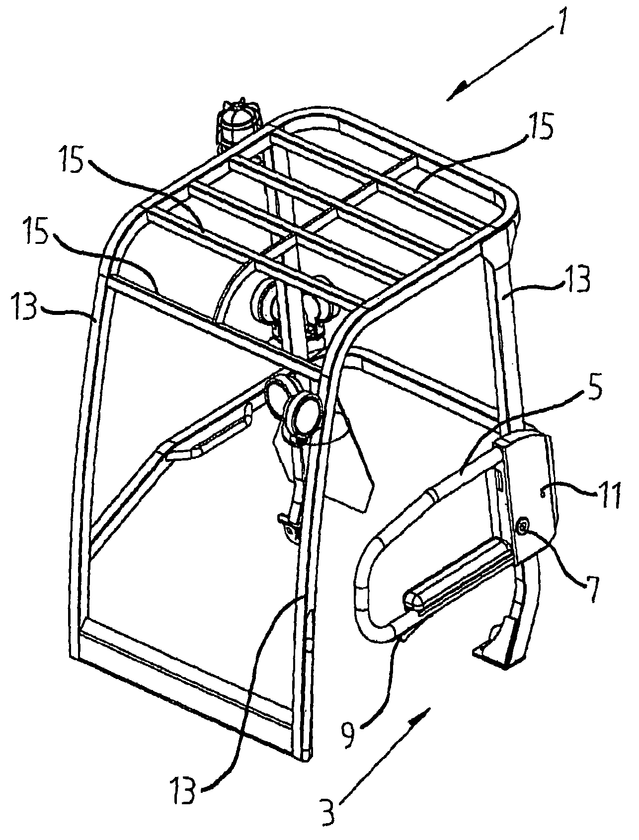 Drivers cab for a load-handling vehicle