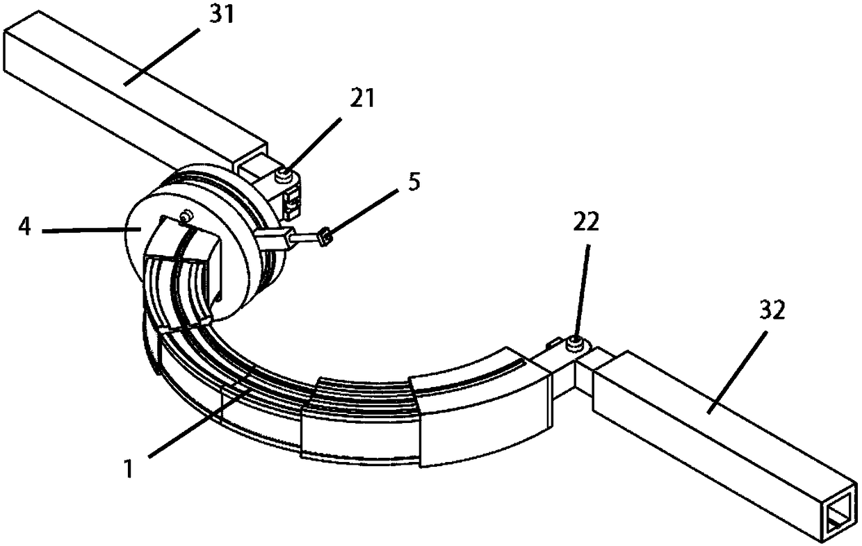 Peeping mechanical arm for fusion reactor