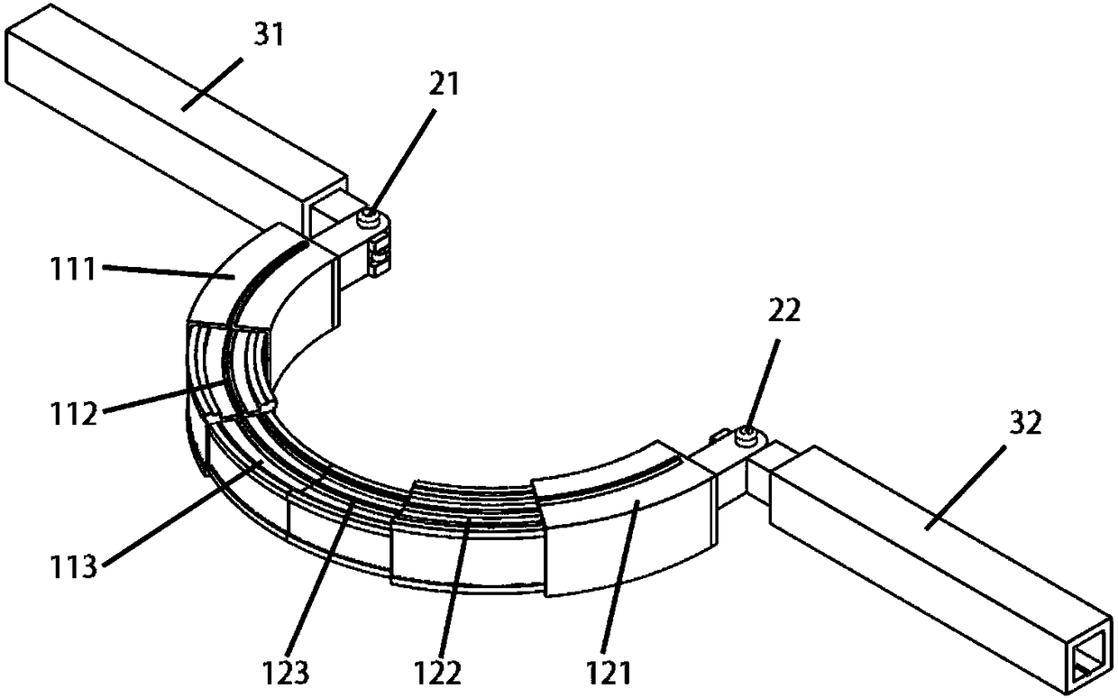 Peeping mechanical arm for fusion reactor