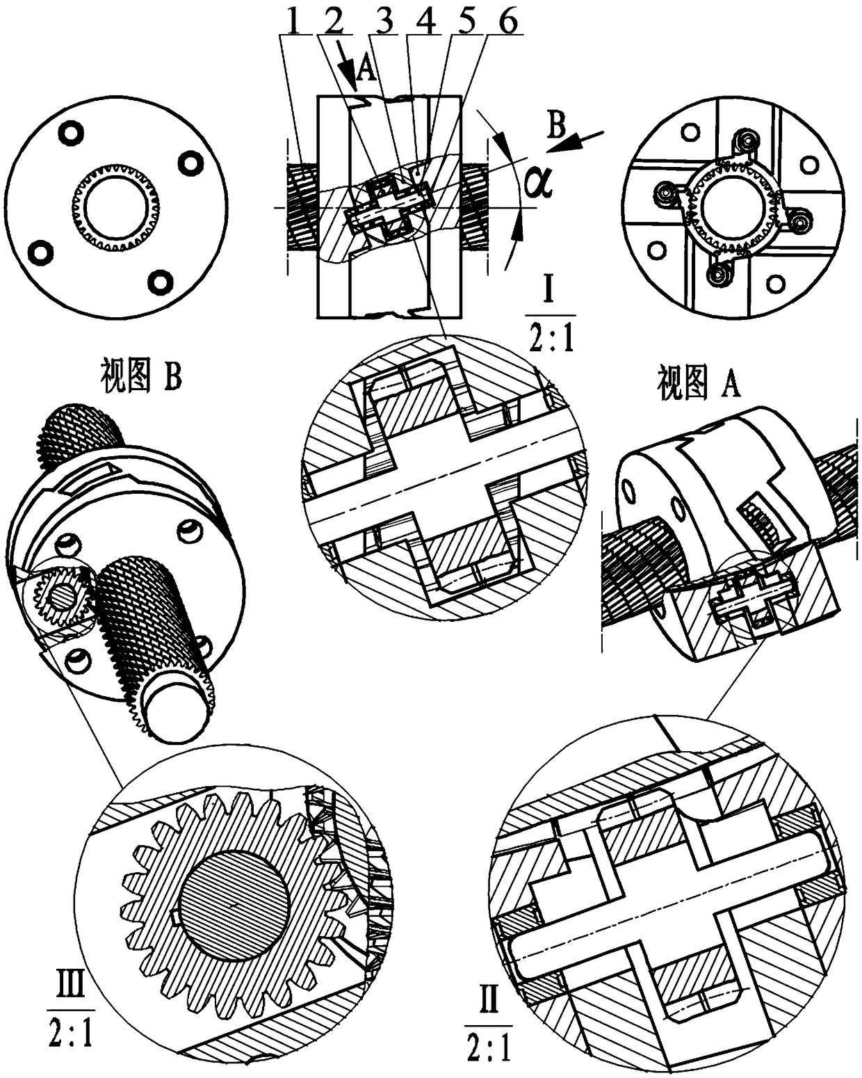 Worm gear screw