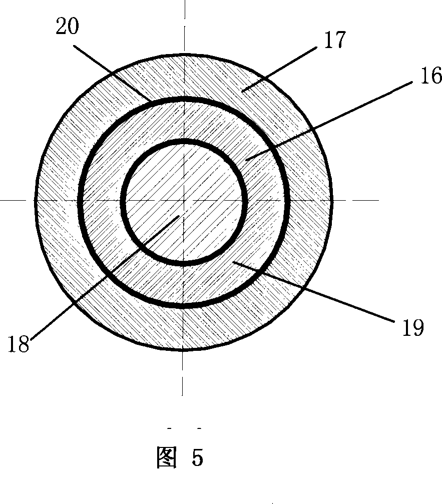 Pipe type heat exchanger with heat exchange shell intensified by ultrasonic wave