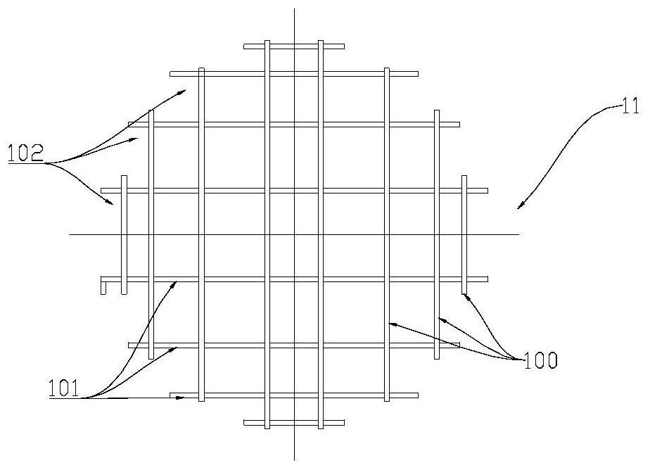 Foundation bolt pre-embedding positioning device and construction method thereof